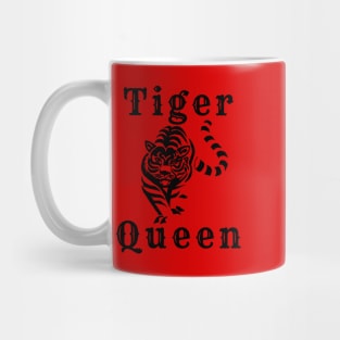 black tiger queen Mug